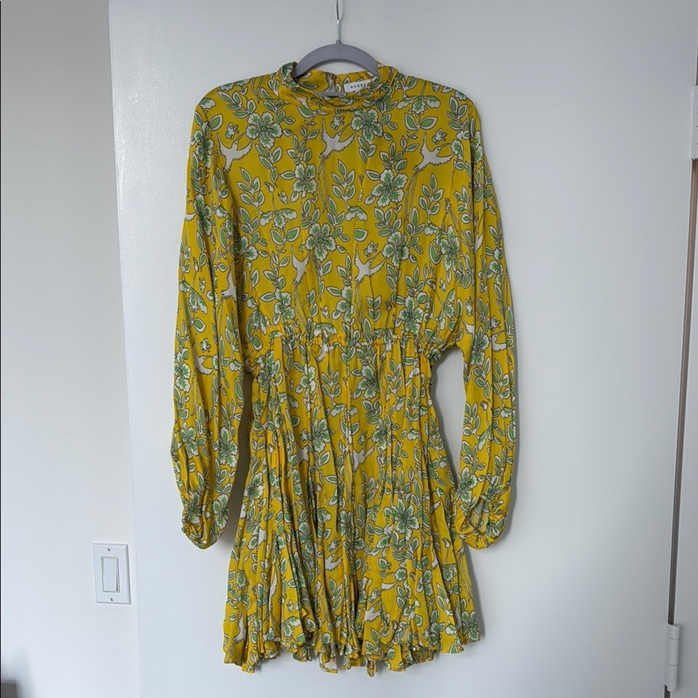 RHODE Long Sleeve Mini Dress